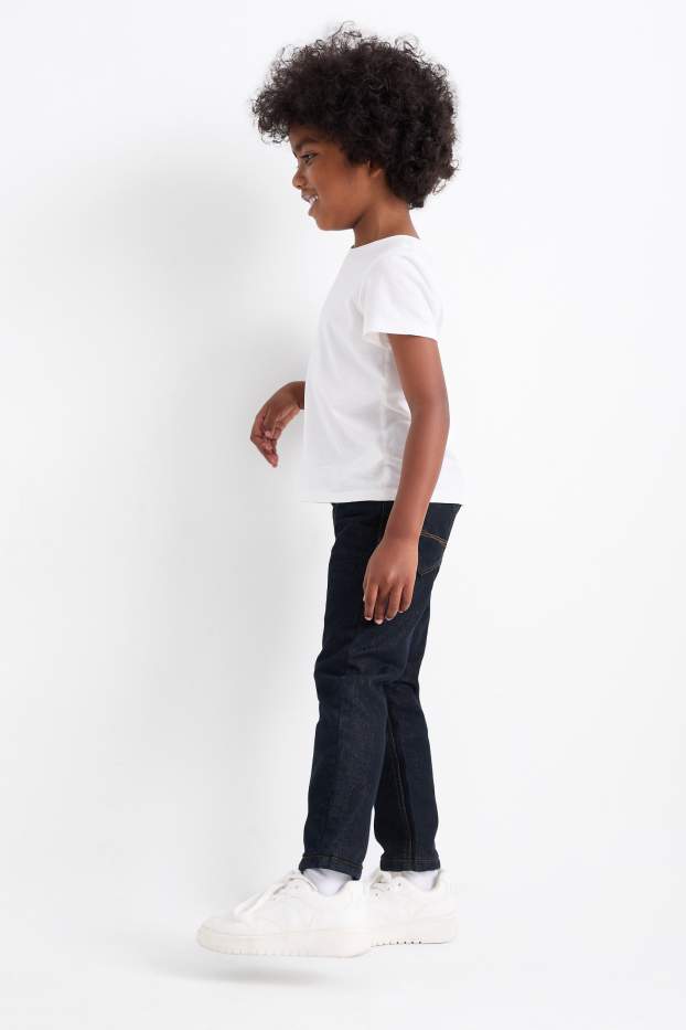 Bambini - Confezione da 2 - straight jeans - jeans termici - blu scuro / grigio