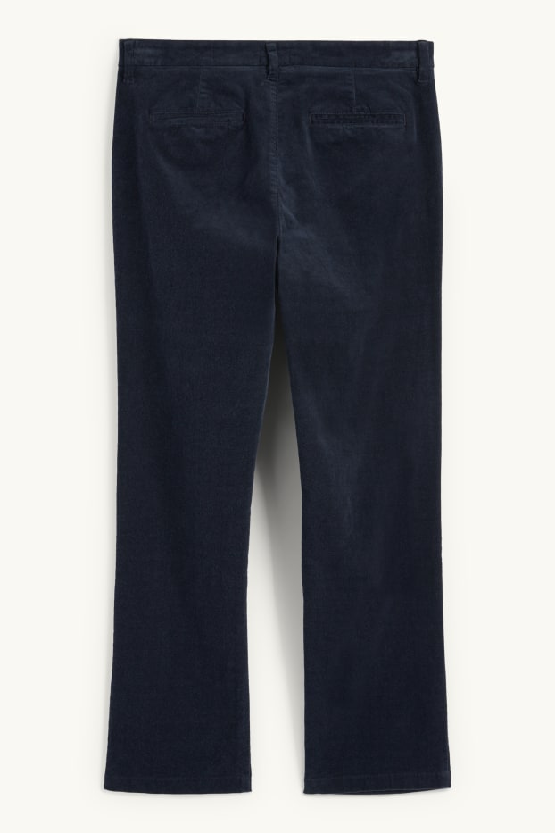 Home - Pantalons de pana - regular fit - blau fosc