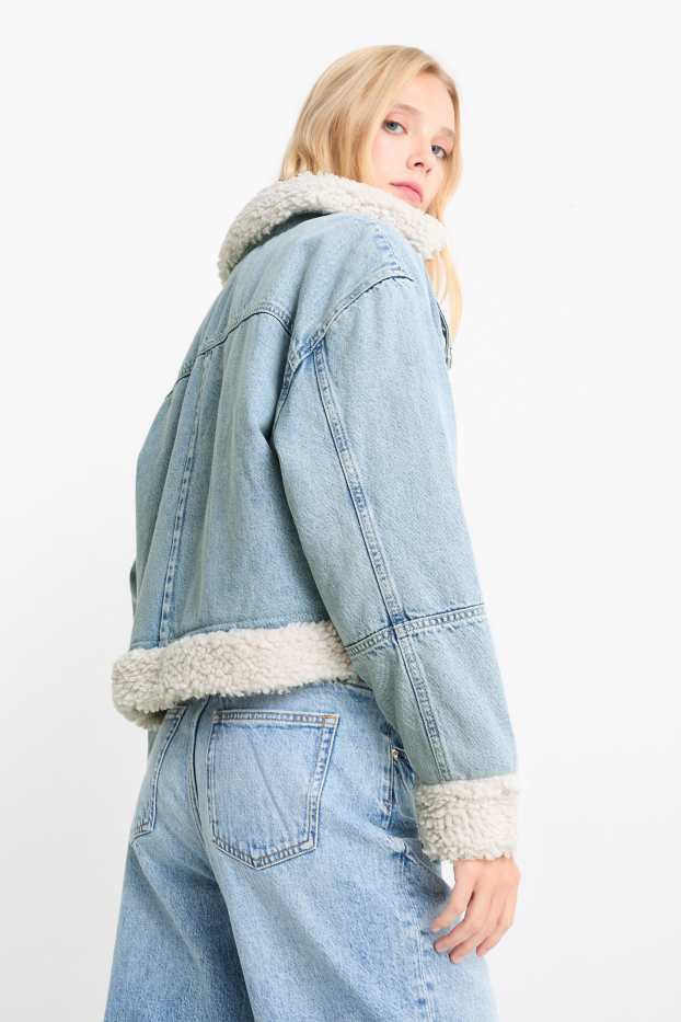 Femei - Jachetă din denim - denim-albastru deschis