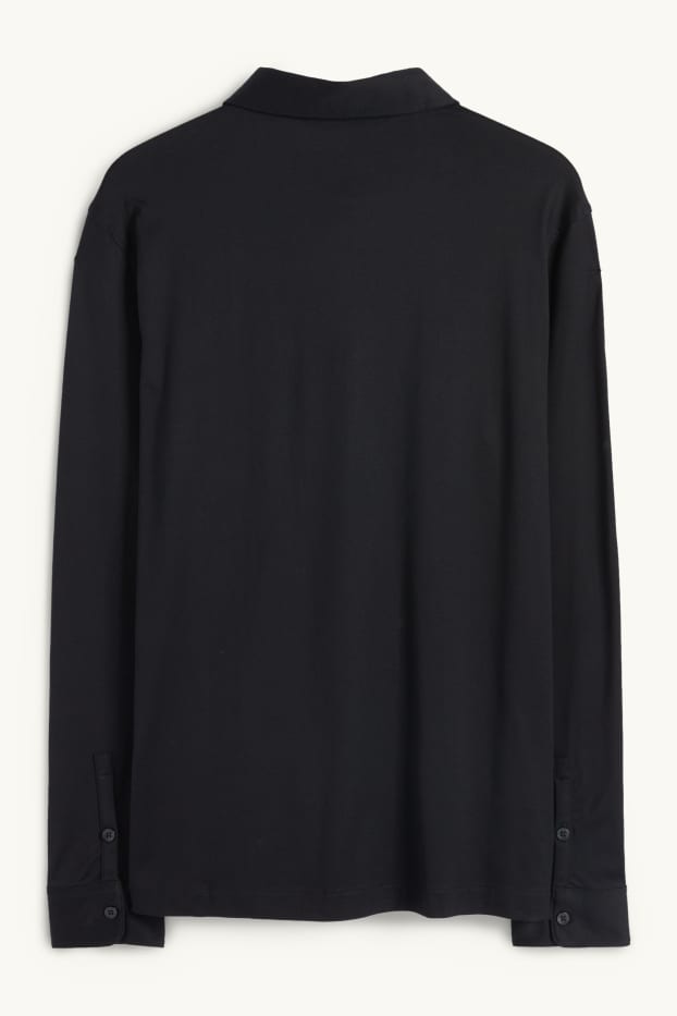 Herren - Poloshirt - schwarz