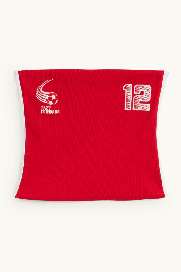Women - Bandeau top - red