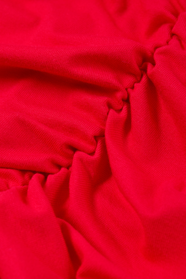 Women - Bodycon viscose dress - red