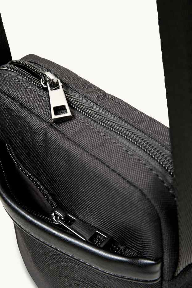 Herren - Umhängetasche - dunkelgrau