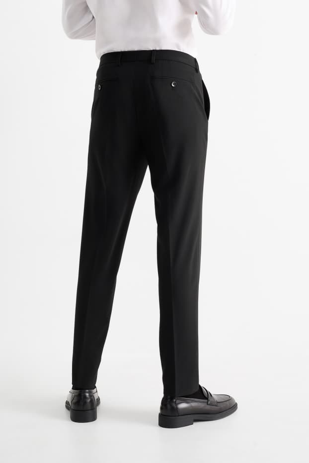 Herren - Baukasten-Hose - Regular Fit - Flex - LYCRA® - Mix & Match - schwarz