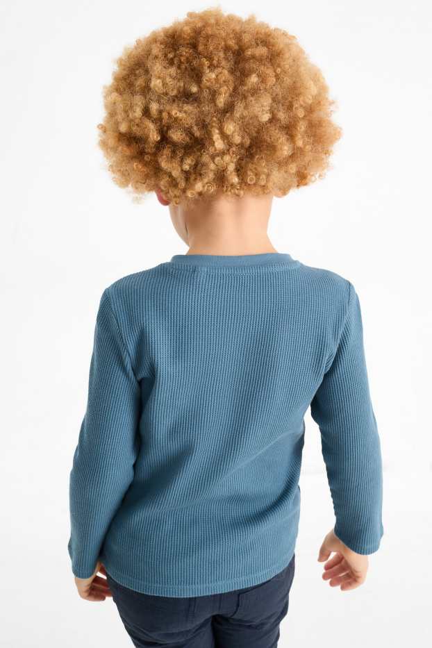 Enfants garçons - Haut à manches longues - bleu