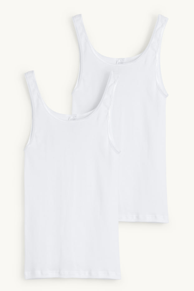 Dona - Paquet de 2 - Samarreta interior - blanc