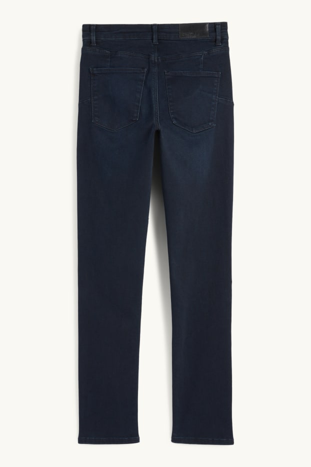 Femmes - Slim jean - mid waist - shaping jean - LYCRA® - bleu foncé