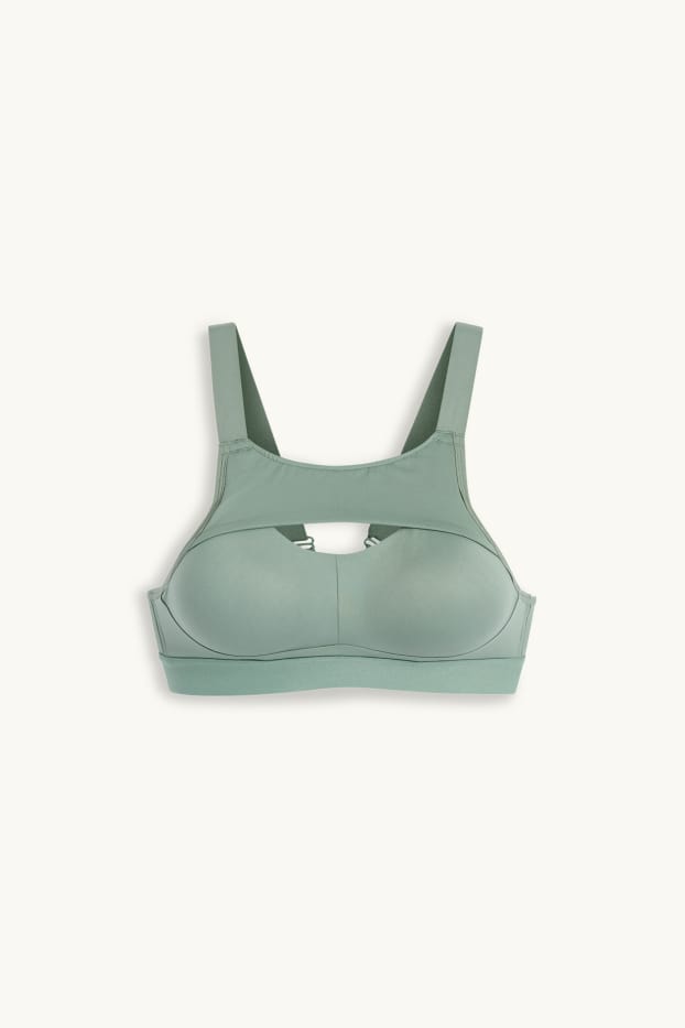 Donna - Reggiseno sportivo - 4 Way Stretch - verde