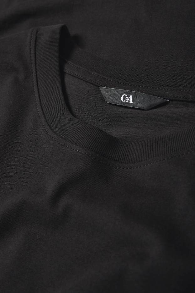 Home - Paquet de 5 - samarreta de màniga curta - regular fit - negre