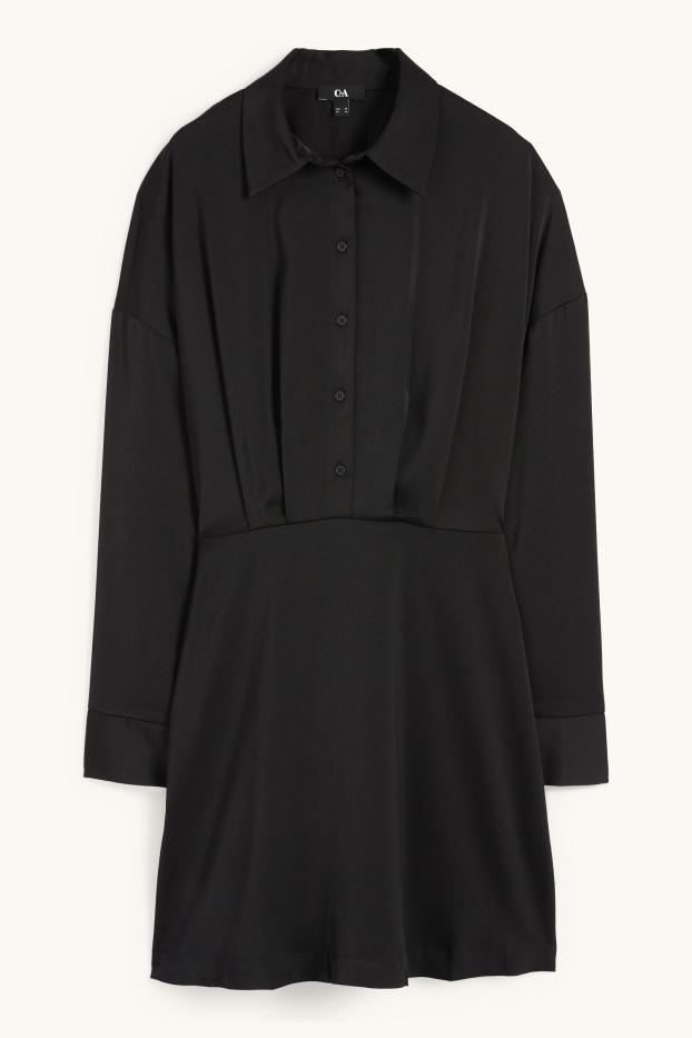Women - Shirt dress - black