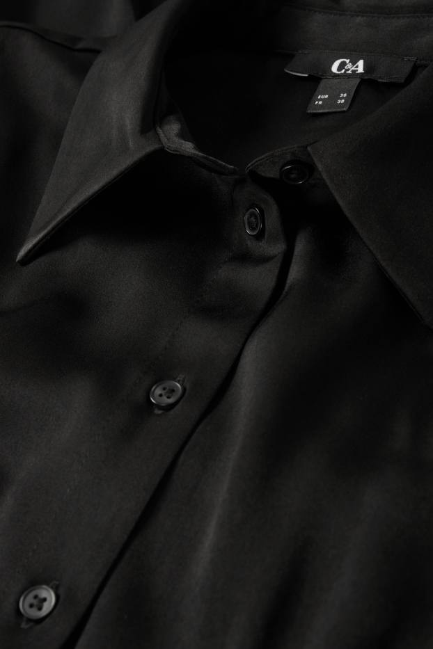 Women - Shirt dress - black