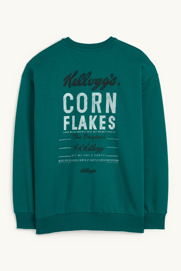 Bărbați - Bluză de molton - Kellogg's - verde