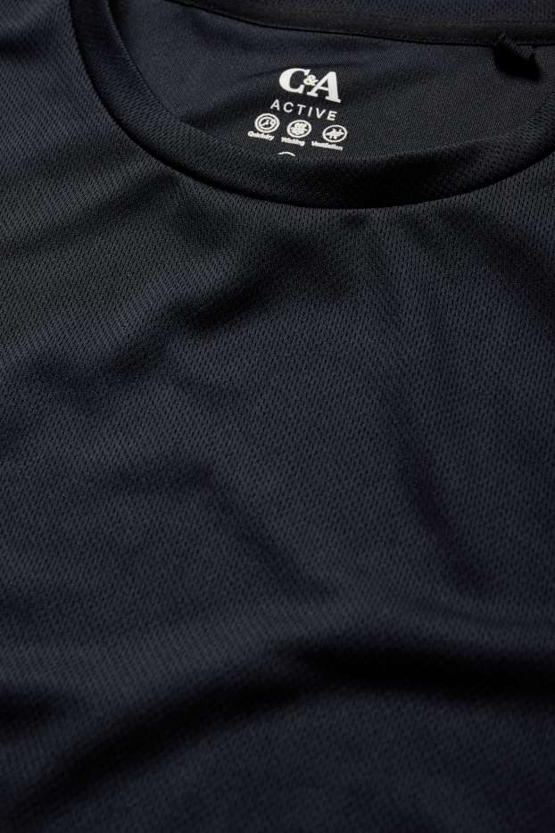 Heren - Sportshirt - zwart