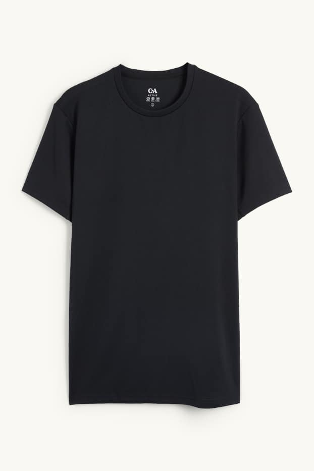 Heren - Sportshirt - zwart