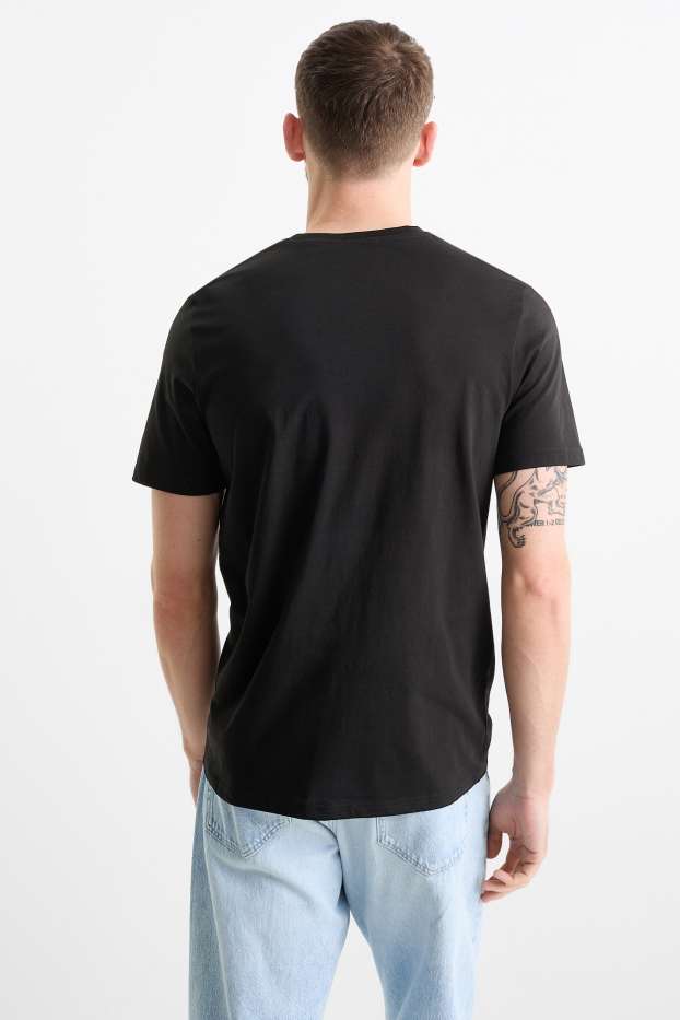 Home - Paquet de 5 - samarreta de màniga curta - regular fit - negre