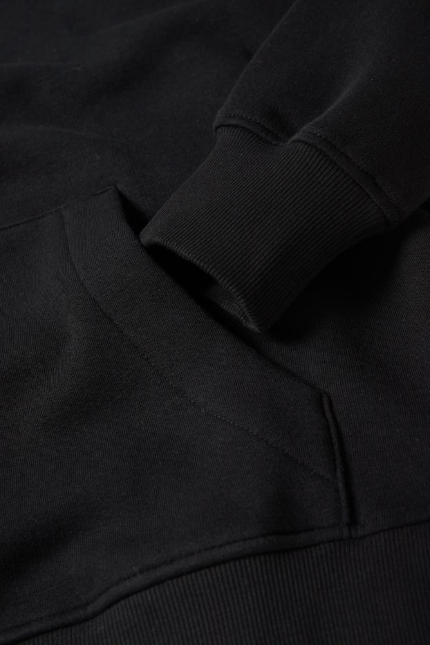 Herren - Oversized-Hoodie - schwarz