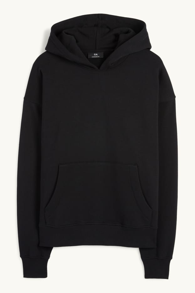 Herren - Oversized-Hoodie - schwarz