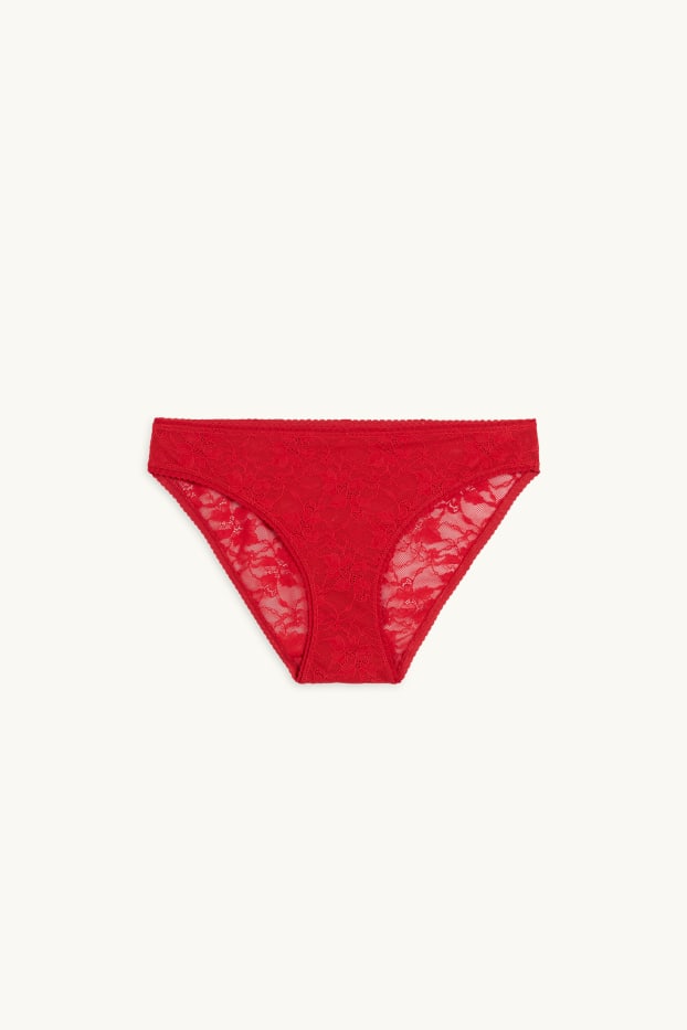 Damen - Slip - rot