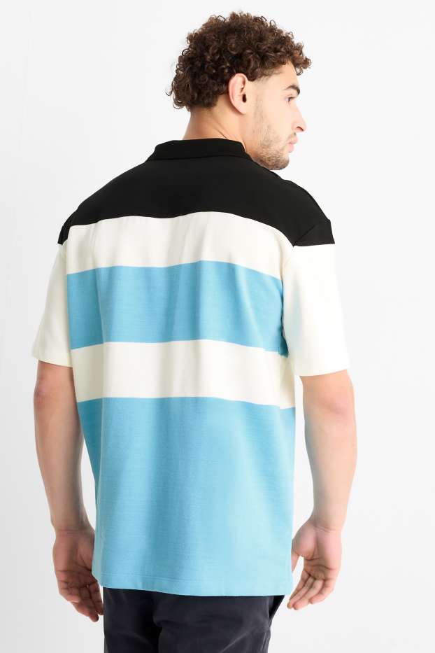 Hommes - Polo - bleu