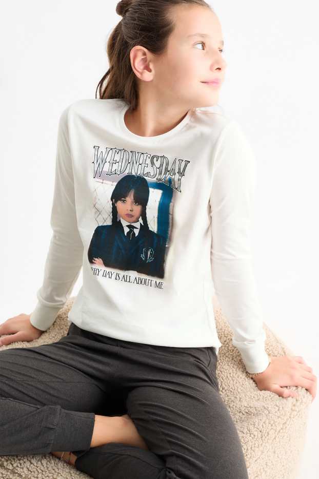 Nena - Wednesday - pijama - 2 peces - blanc