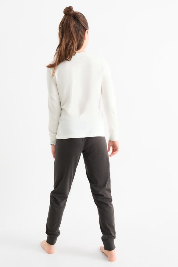 Nena - Wednesday - pijama - 2 peces - blanc