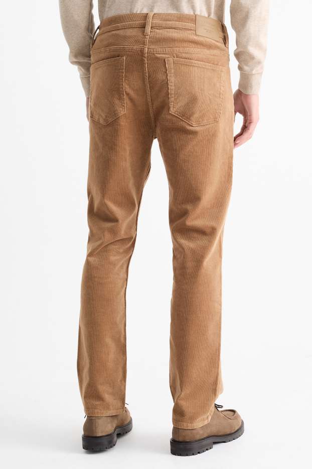 Herren - Cordhose - Regular Fit - hellbraun