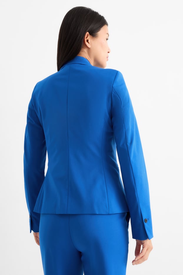 Femmes - Blazer de bureau - cintré - bleu