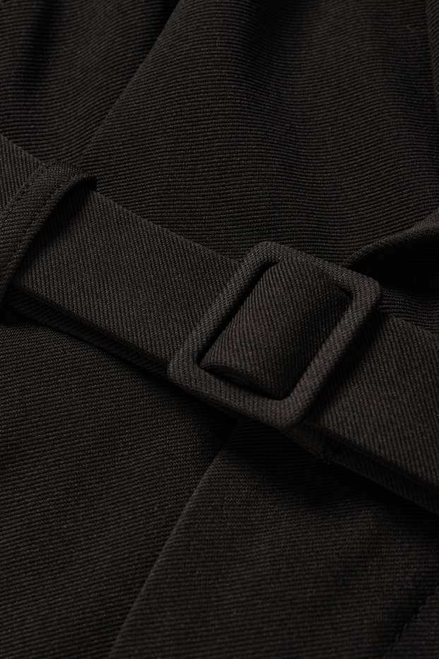 Women - Jumpsuit with belt - black