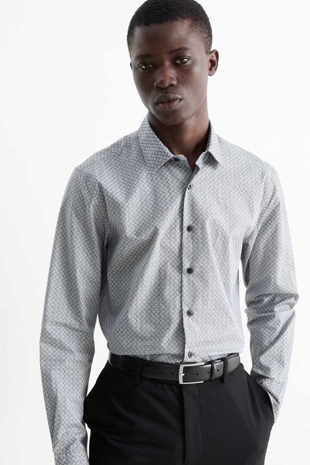 Hommes - Ceinture en cuir - noir