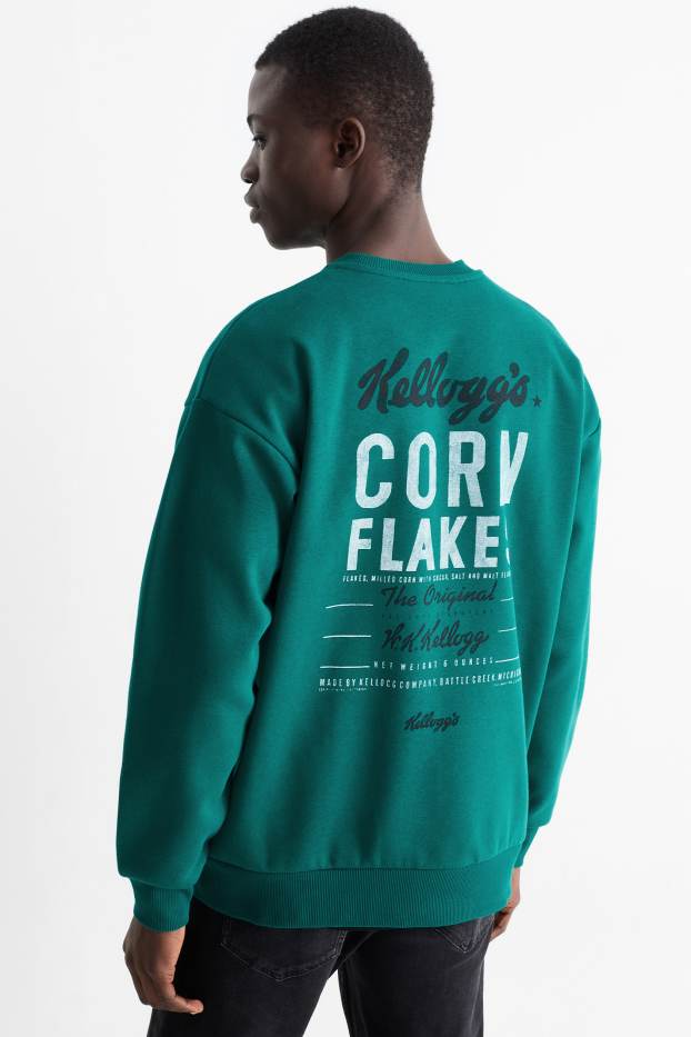 Bărbați - Bluză de molton - Kellogg's - verde