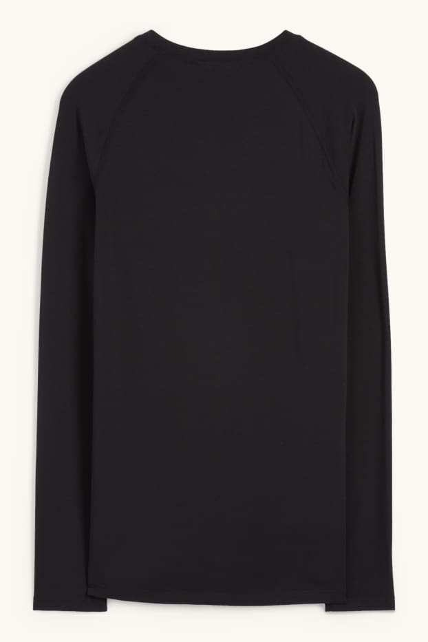 Herren - Ski-Unterhemd - schwarz