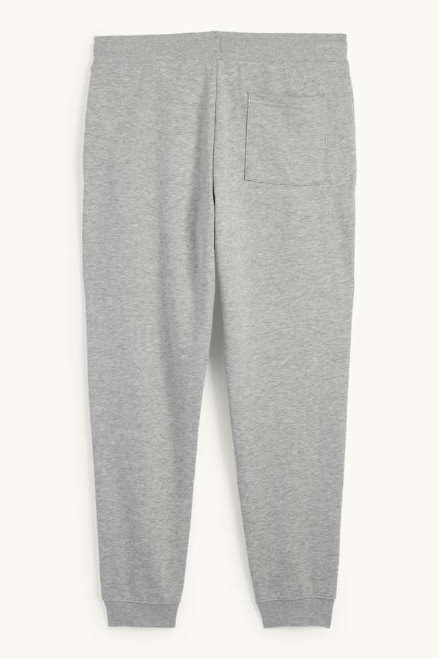 Bărbați - Pantaloni de trening - gri deschis melanj