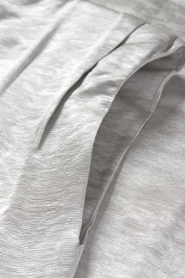 Women - Dress - shiny - textured - silver