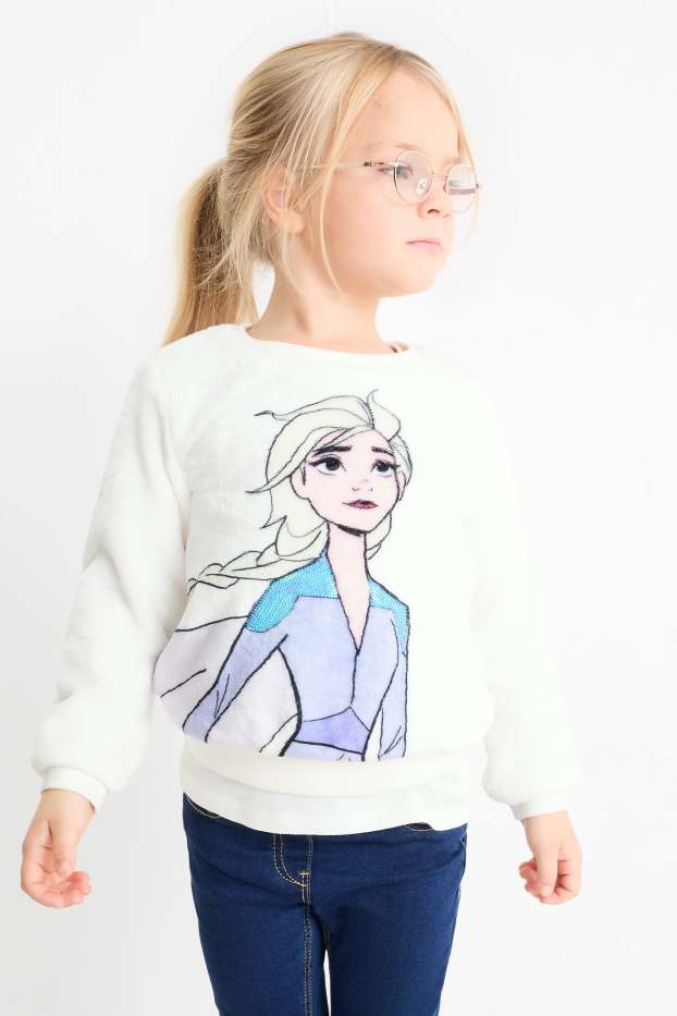 Children Girls - Frozen - sweatshirt - cremewhite