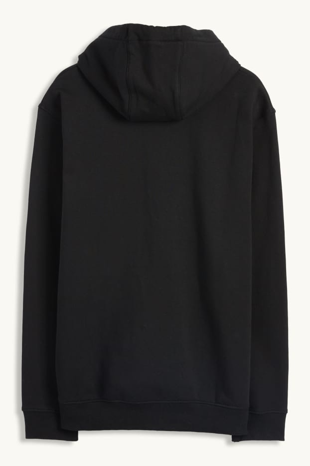 Hommes - Sweat à capuche - noir