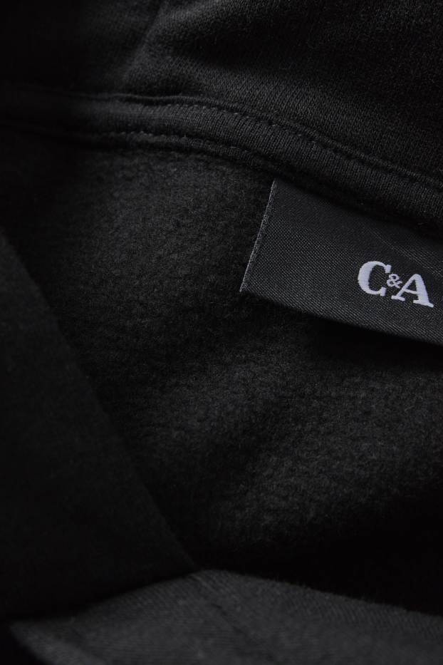 Hommes - Sweat à capuche - noir