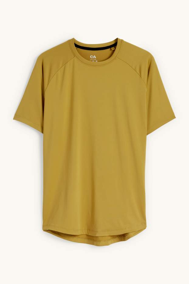 Uomo - T-shirt sportiva - regular fit - 4 Way Stretch - verde