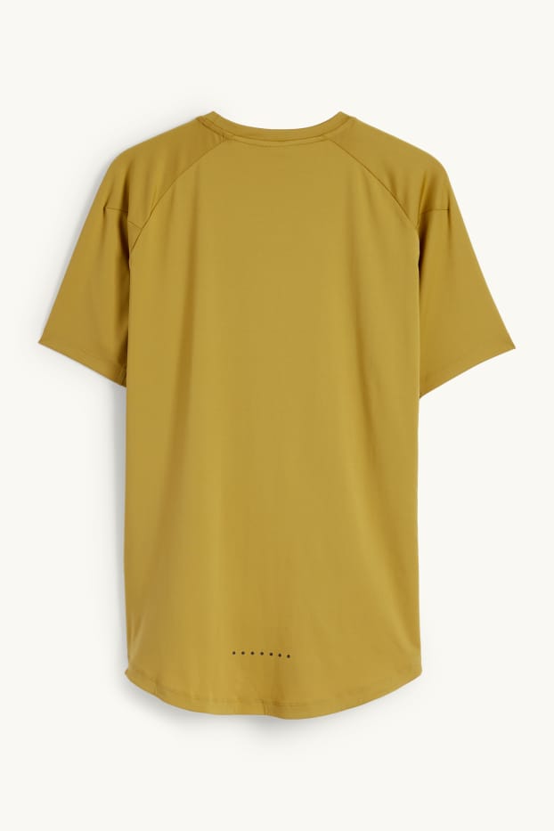 Uomo - T-shirt sportiva - regular fit - 4 Way Stretch - verde