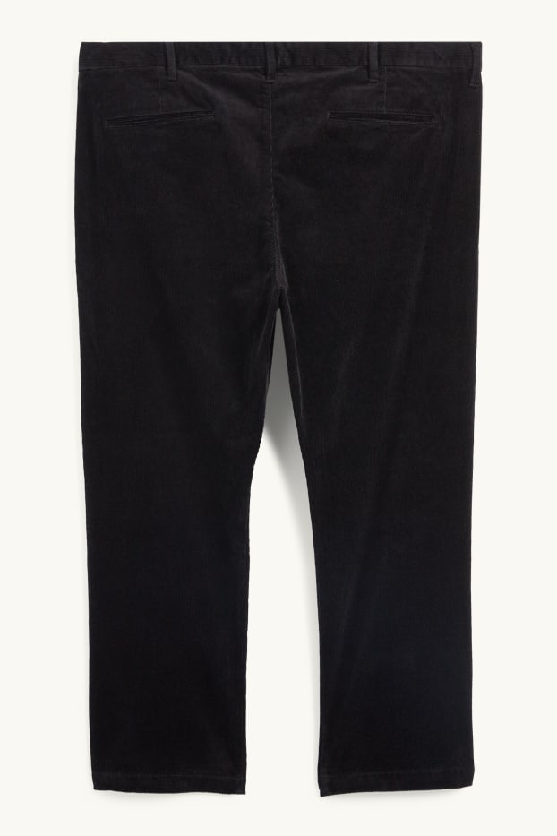 Home - Pantalons de pana - regular fit - negre