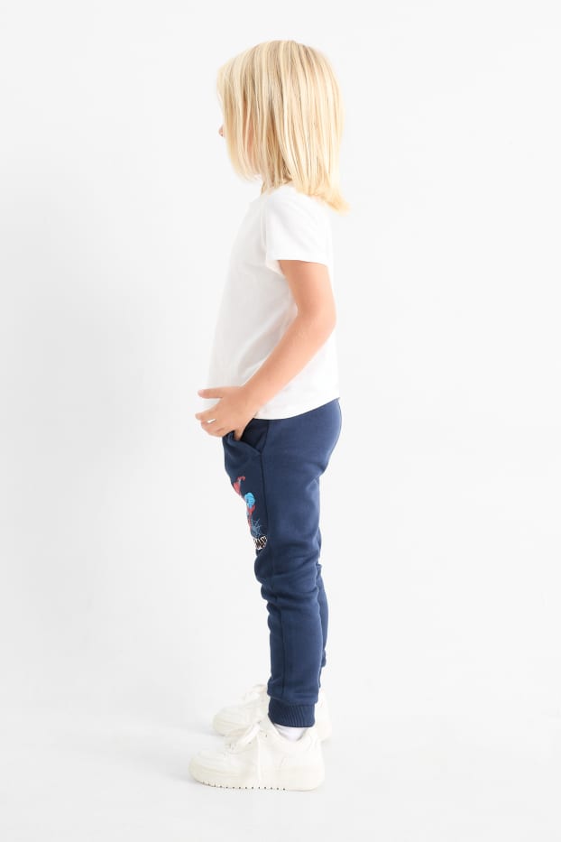 Kinder Buben - Multipack 2er - Spider-Man - Jogginghose - dunkelblau