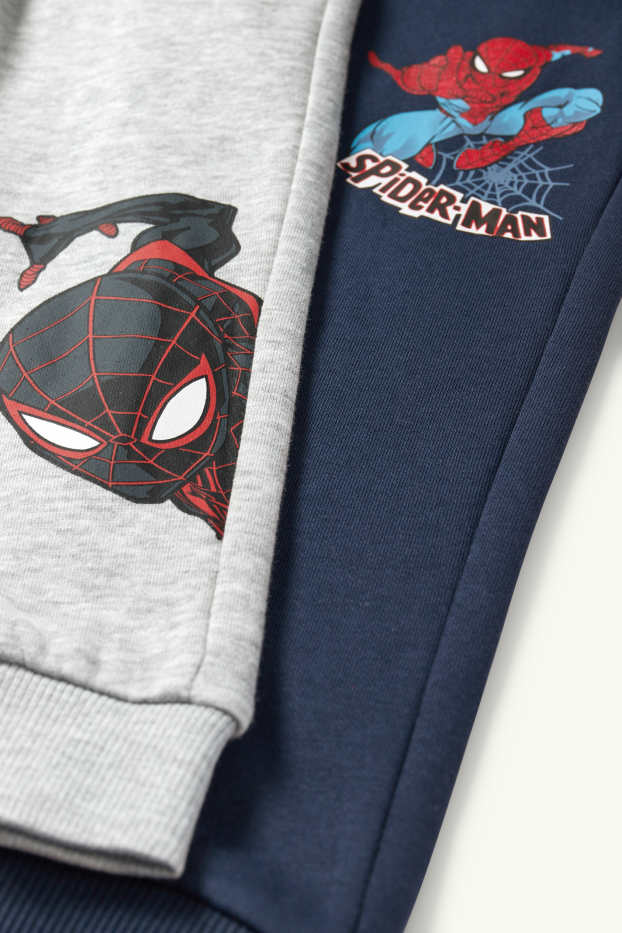 Kinder Buben - Multipack 2er - Spider-Man - Jogginghose - dunkelblau