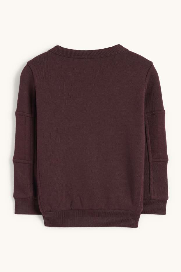 Bébés garçons - Chiots - sweat bébé - bordeaux