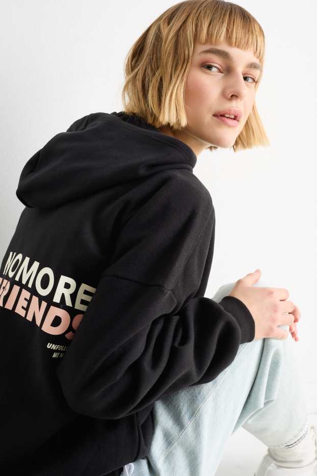 Femmes - Sweat à capuche - noir