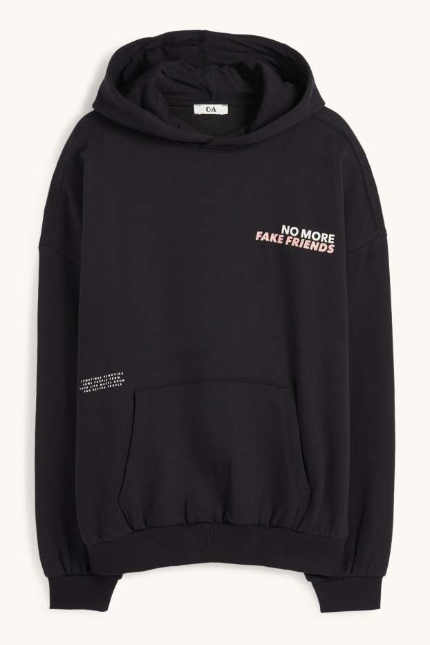 Femmes - Sweat à capuche - noir