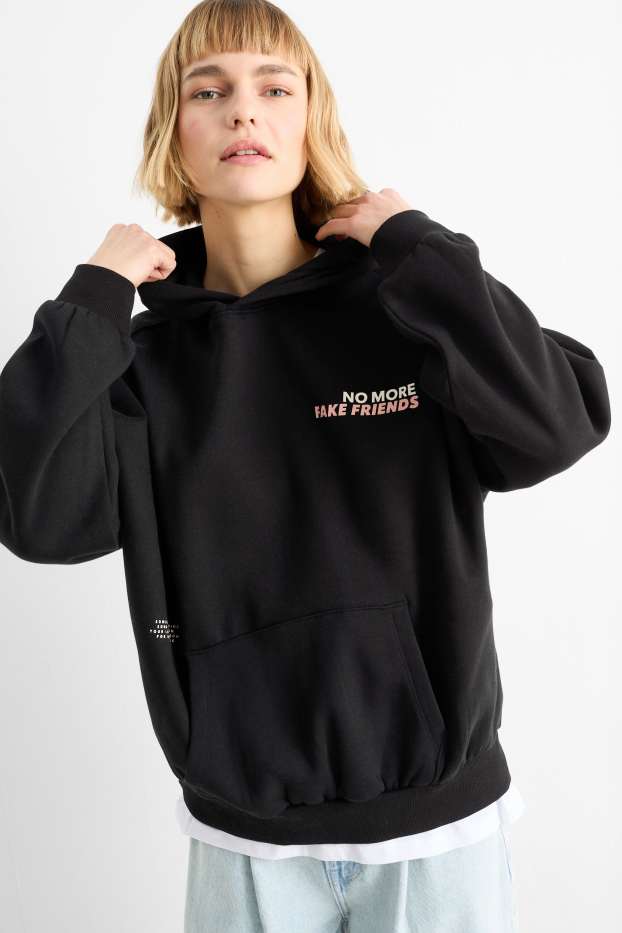 Femmes - Sweat à capuche - noir