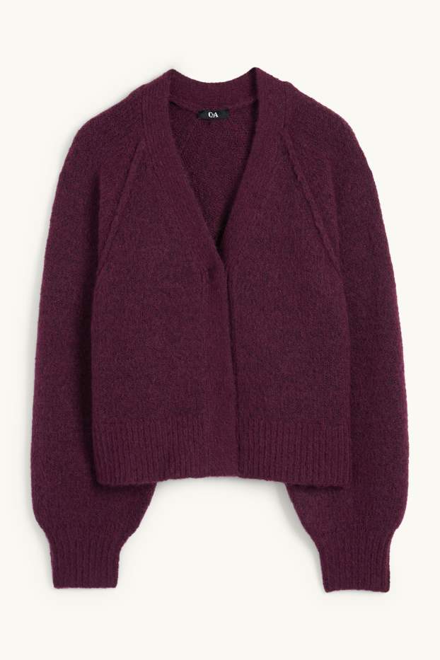 Femmes - Gilet en maille - violet