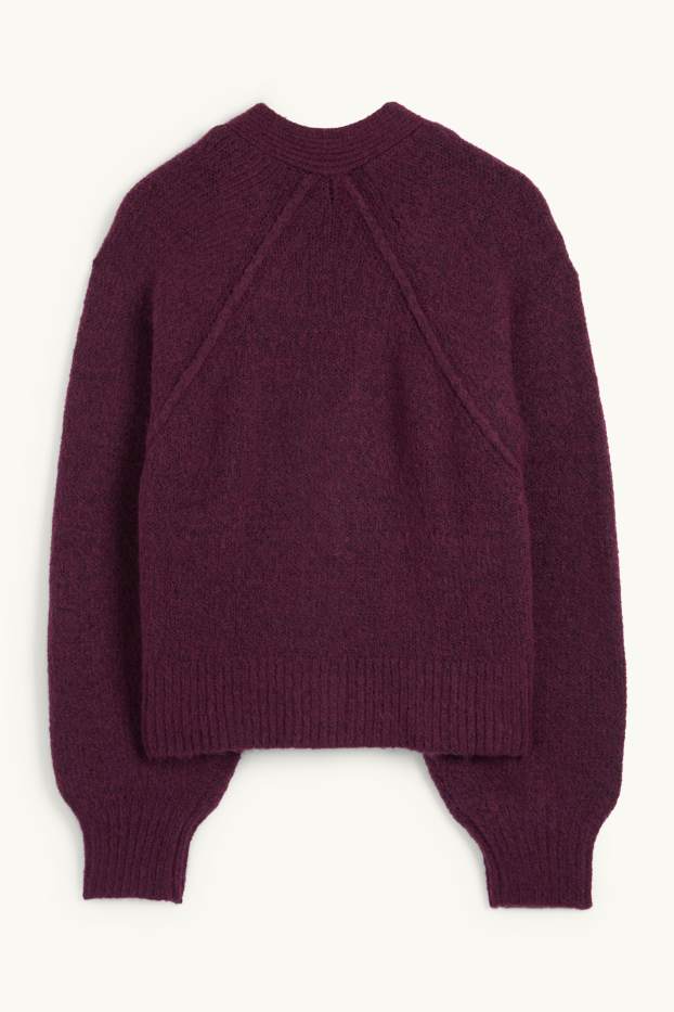 Femmes - Gilet en maille - violet