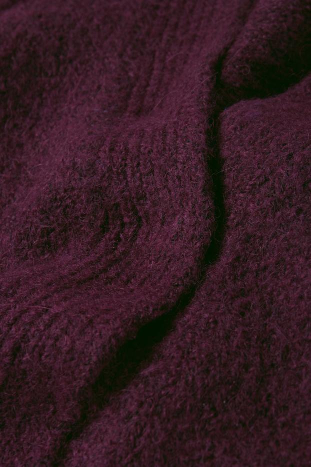 Femmes - Gilet en maille - violet