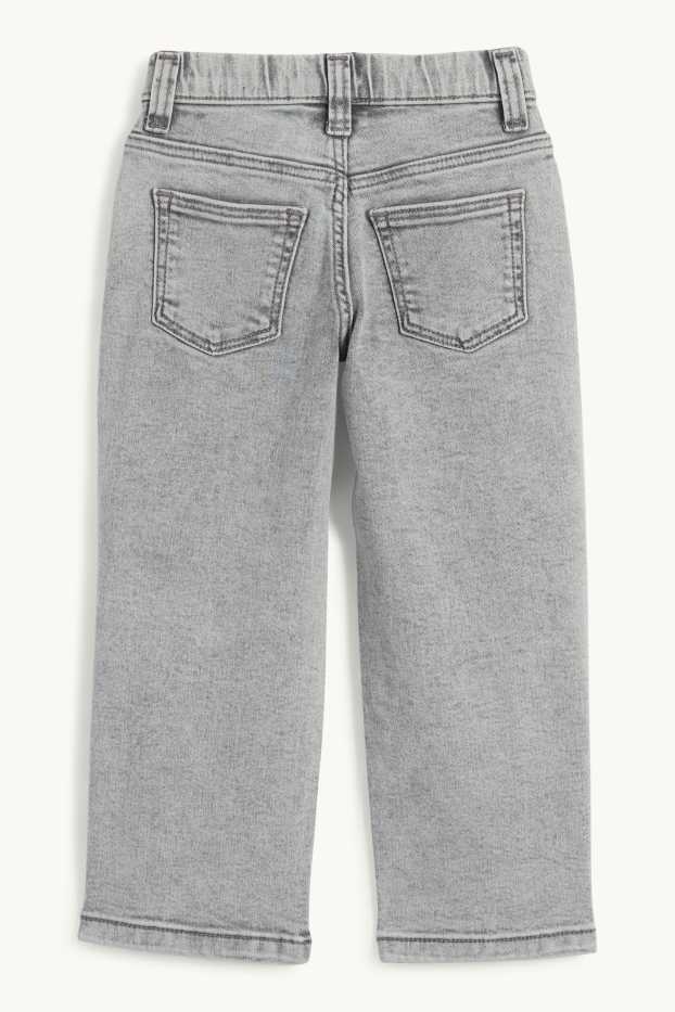 Bambine - Jeans a gamba larga - jeans grigio chiaro