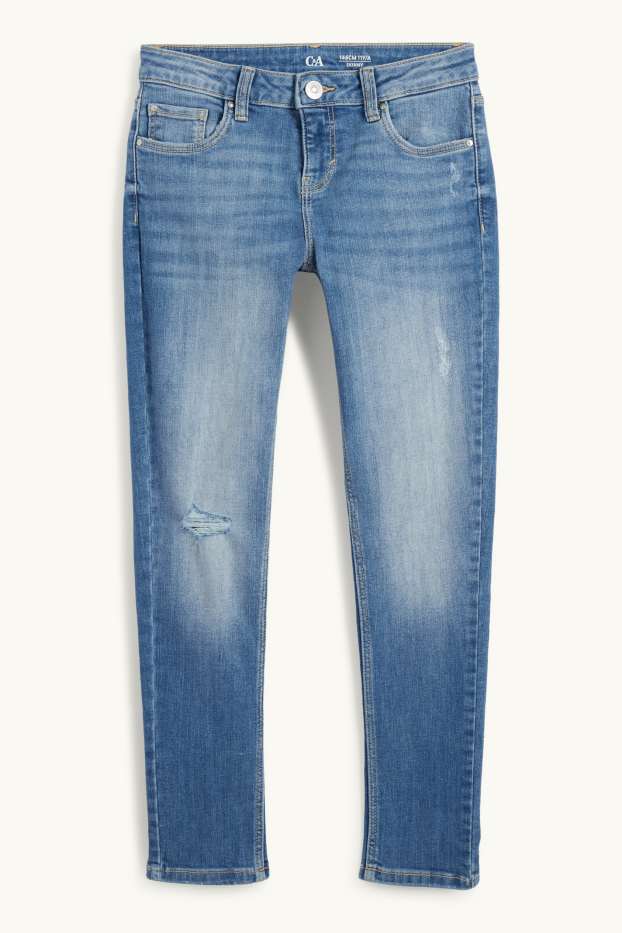 Children Girls - Skinny jeans - denim-light blue